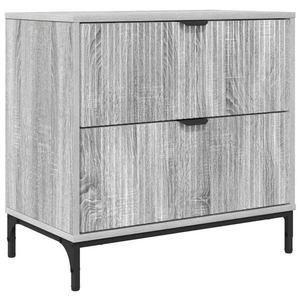 Mesa de Noche con cajón Gris sonoma 63.5 x 36 x 61 cm M 2