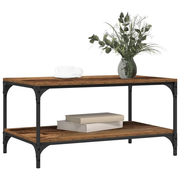 Mesa de Café Madera vieja 80 x 50 x 40 cm Madera contrachapada M 3