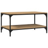 Mesa de Café Roble artisan 80 x 50 x 40 cm Madera contrachapada 2