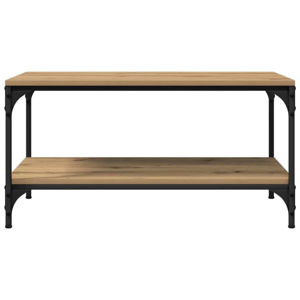 Mesa de Café Roble artisan 80 x 50 x 40 cm Madera contrachapada M 5