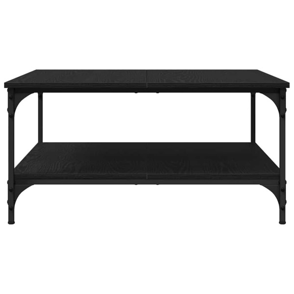 Mesa de Café Roble negro 80 x 80 x 40 cm Madera contrachapada M 5