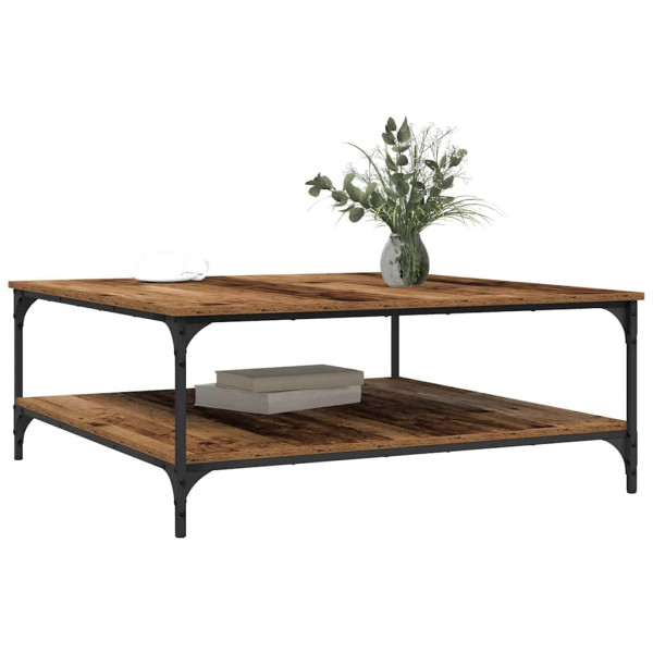 Mesa de Café Madera vieja 100 x 100 x 40 cm M 3