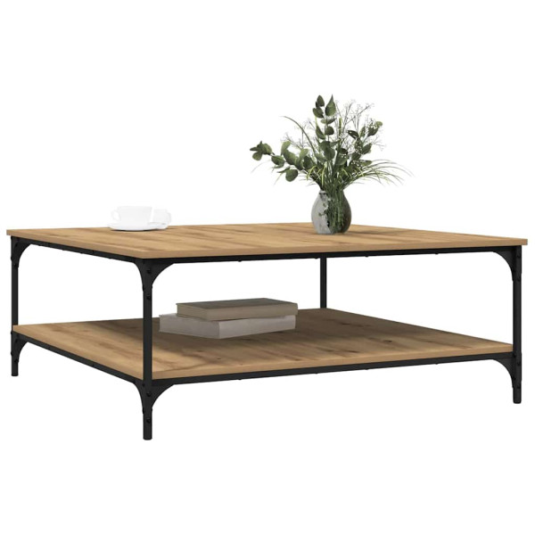 Mesa de Café Roble artisan 100 x 100 x 40 cm M 3