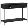 Mesa Consola Other Roble negro 100 x 34.5 x 75 cm 5