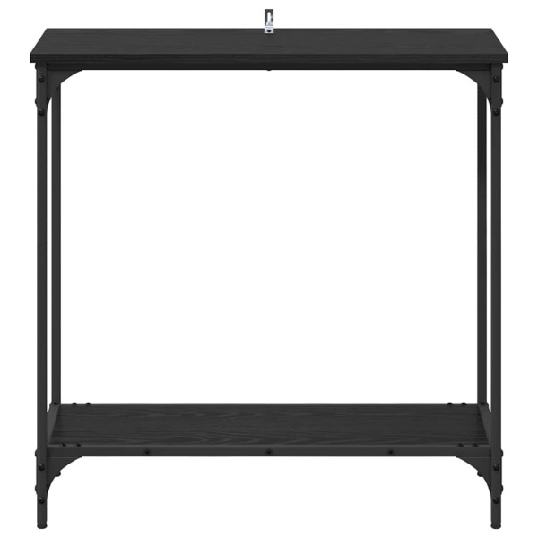 Mesa Consola Roble negro 75 x 30.5 x 75 cm Madera contrachapada M 5