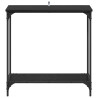 Mesa Consola Roble negro 75 x 30.5 x 75 cm Madera contrachapada 5