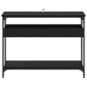 Mesa Consola Roble negro 100 x 29 x 75 cm Madera contrachapada 5