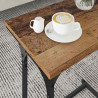 Mesa de Café Nido 3 pcs Madera vieja 50.5 x 35 x 53 cm 4