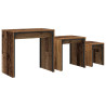 Mesa de Café Nido 3 pcs Madera vieja 60 x 35 x 56 cm 2