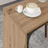Mesa de Café Nido 3 pcs Roble artisan 60 x 35 x 56 cm 4