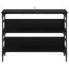 Mesa Consola Roble negro 100 x 32 x 75 cm Madera contrachapada 5