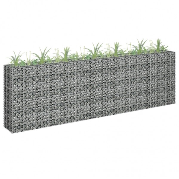 Arriate de gaviones de acero galvanizado 270x30x90 cm D