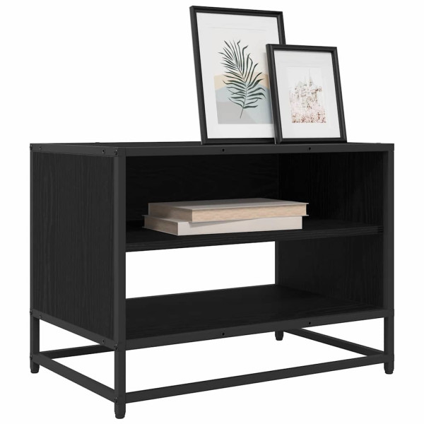 Gabinete de TV Roble negro 61 x 40 x 46 cm Madera contrachapada M 3
