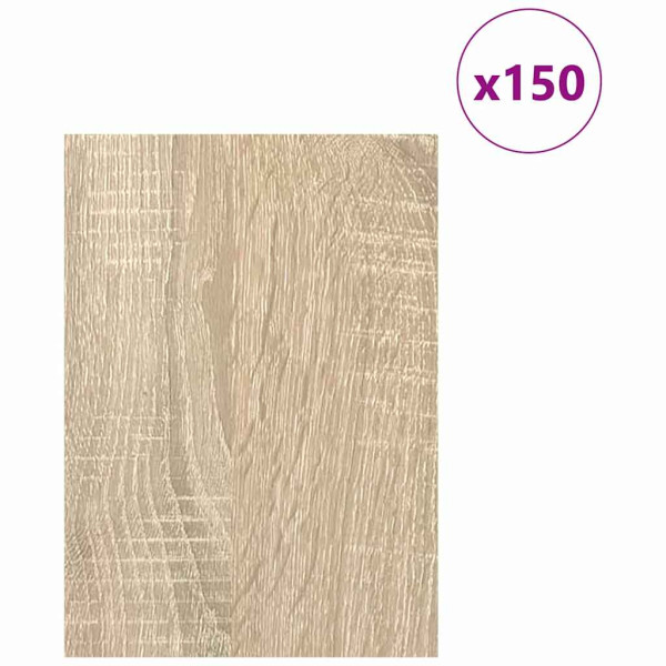 Paneles Decorativos 150 pcs Roble Sonoma 15 x 21 x 0.3 cm M 3