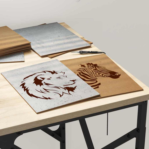 Paneles Decorativos 150 pcs Gris hormigón 15 x 21 x 0.3 cm M 4