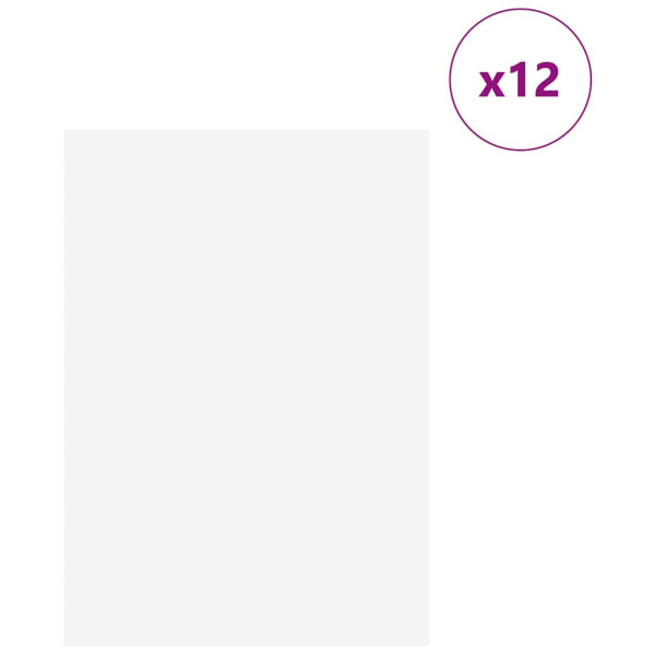 Paneles de Decoración 12 pcs 21 x 30 x 0.3 cm M 3