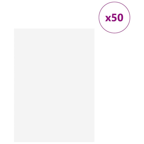 Paneles de Decoración 50 pcs 21 x 30 x 0.3 cm M 3