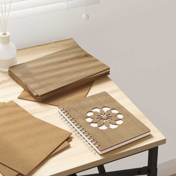 Paneles Decorativos 150 pcs Roble artisan 21 x 30 x 0.3 cm D