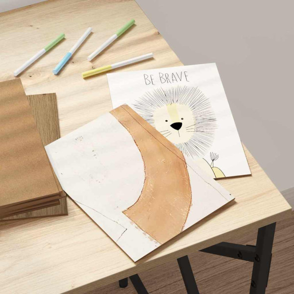 Paneles Decorativos 150 pcs Roble artisan 21 x 30 x 0.3 cm M 5