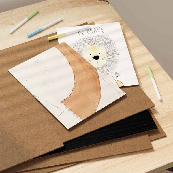 Paneles decorativos 12 pcs Roble negro 30 x 42 x 0.3 cm M 5