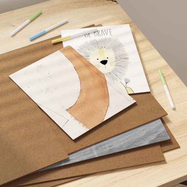 Paneles decorativos 50 pcs Gris sonoma 30 x 42 x 0.3 cm M 5