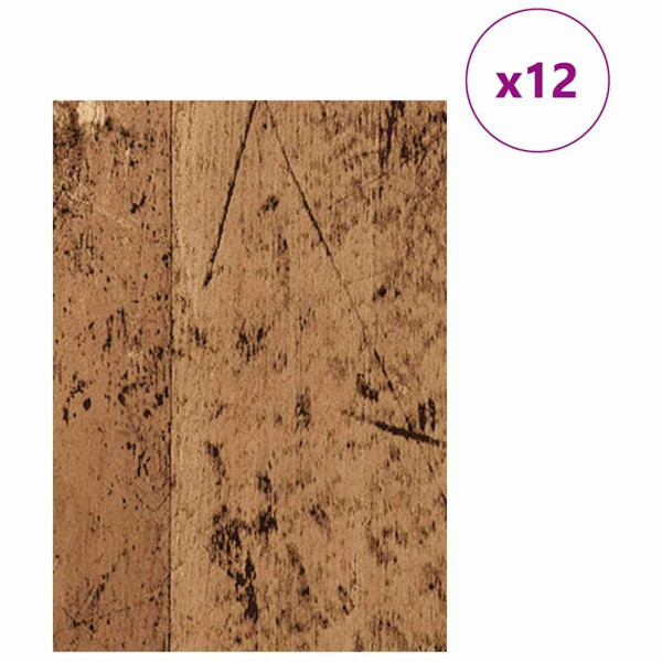 Paneles decorativos 12 pcs Madera vieja 30 x 42 x 0.3 cm M 3