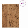 Paneles decorativos 12 pcs Madera vieja 30 x 42 x 0.3 cm 3