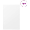 Paneles Decorativos 50 pcs Blanco 40 x 60 x 0.3 cm 3