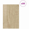 Paneles Decorativos 50 pcs Roble Sonoma 40 x 60 x 0.3 cm 3