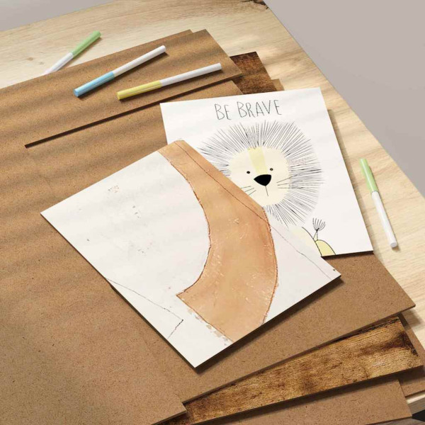 Paneles Decorativos 50 pcs Roble ahumado 40 x 60 x 0.3 cm M 5