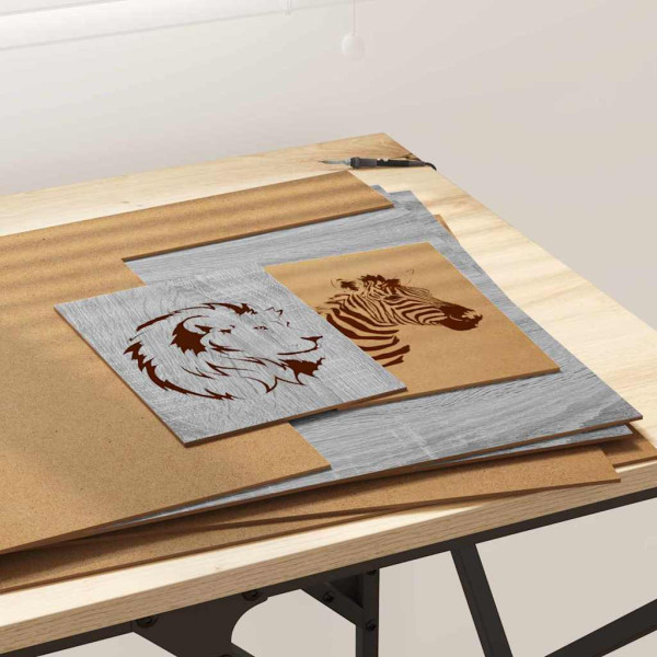 Paneles Decorativos 12 pcs Gris sonoma 40 x 60 x 0.3 cm M 4