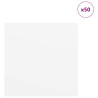 Paneles Decorativos 50 pcs Blanco 30 x 30 x 0.3 cm 3