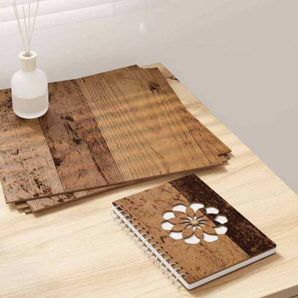 Paneles Decorativos 12 pcs Madera vieja 30 x 30 x 0.3 cm D