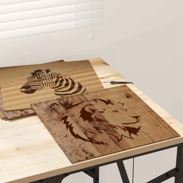 Paneles Decorativos 50 pcs Madera vieja 30 x 30 x 0.3 cm M 4