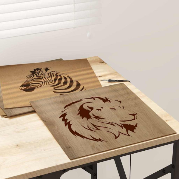 Paneles Decorativos 50 pcs Roble artisan 30 x 30 x 0.3 cm M 4