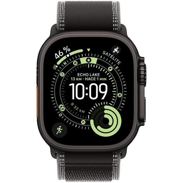 Apple Watch Ultra 3 2025 GPS + cellular 49mm titanio negro trail loop M/L negro D