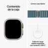 Apple Watch Ultra 3 2025 GPS + cellular 49mm titanio natural loop alpine M azul 7