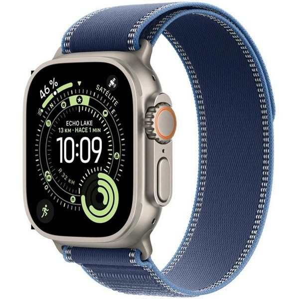 Apple Watch Ultra 3 2025 GPS + cellular 49mm titanio natural trail loop M/L azul M 2