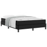 Cama con colchón Negro 140 x 190 cm Cuero sintético 3