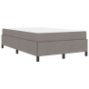 Cama tipo Box Spring Taupe y Negro 120 x 200 cm 2