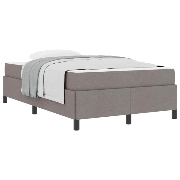Cama tipo Box Spring Taupe y Negro 120 x 200 cm M 3