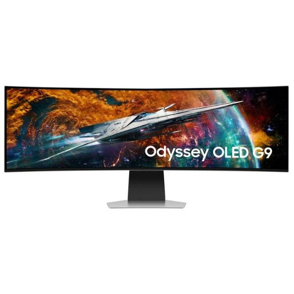 Monitor Gaming SAMSUNG Odyssey G9 49" OLED DQHD S49CG950SU plata D