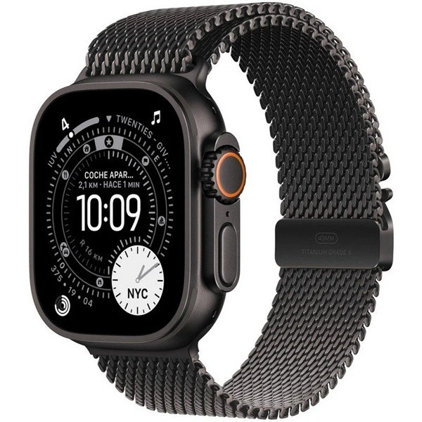 Apple Watch Ultra 3 2025 GPS + cellular 49mm titanio negro milanese loop M negro M 2