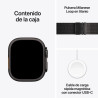 Apple Watch Ultra 3 2025 GPS + cellular 49mm titanio negro milanese loop M negro 8