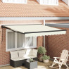 Toldo Retráctil Manual Crema 350x250 cm tela 1