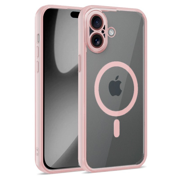 Carcasa COOL para iPhone 17 Magnética Borde Rosa D