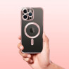 Carcasa COOL para iPhone 17 Magnética Borde Rosa 3