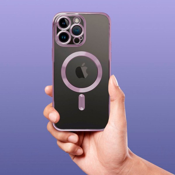 Carcasa COOL para iPhone 17 Magnética Borde Violeta M 6