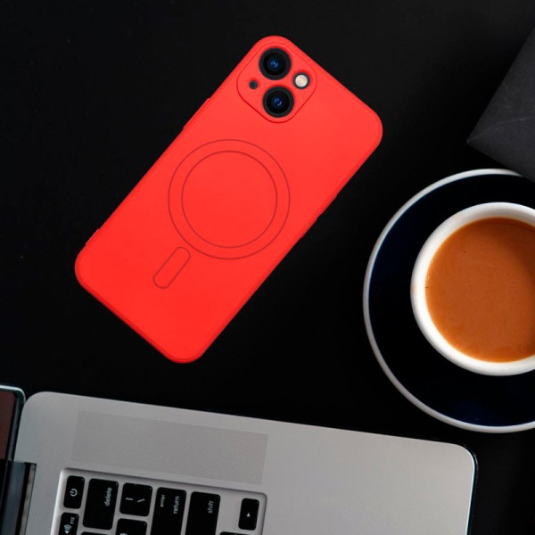 Carcasa COOL para iPhone 17 Pro Max Magnética Cover Rojo M 4
