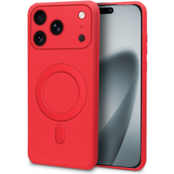Carcasa COOL para iPhone 17 Pro Magnética Cover Rojo D